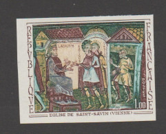 FRANCE - TIMBRE NON DENTELE - EGLISE DE SAINT SAVIN - N° 1588 - COTE 95 € - MNH - 1961-1970