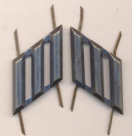 Collar Tabs Metall. Kragenspiegel.Hauptgefreiter. - Uniform