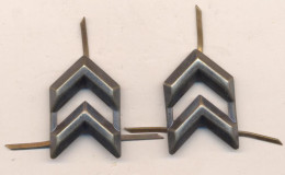 Collar Tabs Metall. Kragenspiegel.Oberfeldwebel. - Uniformen