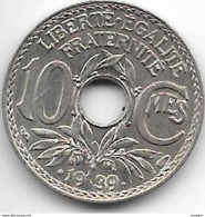 France 10 Centimes  .1939. Km 889.2  Unc - 10 Centimes