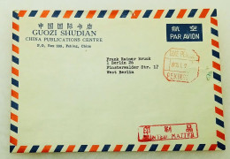 China-Par Avion-Guozi Shudian-China Publications Centre-Sent To Berlin 1975. - Airmail