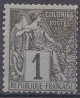 Colonie Française Emission Générale 1881 -1886 N° 45 * Alphée Dudois  (J14) - Alphée Dubois