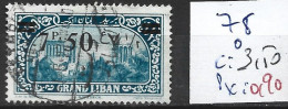 GRAND LIBAN 78 Oblitéré Côte 3.50 € - Used Stamps