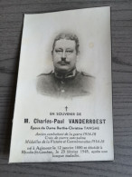 Vanderroest Tanghe Agimont 1880 Rhode-St-Genèse Oudstrijder 1914-1918 Ancien Combattant De La Guerre 1914-1918 - Religion & Esotérisme