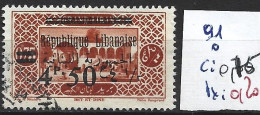 GRAND LIBAN 91 Oblitéré Côte 0.75 € - Used Stamps