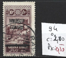 GRAND LIBAN 94 Oblitéré Côte 2 € - Oblitérés