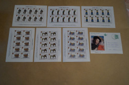 Thémabelga,superbe Série De Feuillet à L'état Strictement Neuf,1975,6 Blocs De 10 Timbres - Unused Stamps