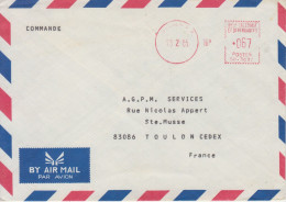 EMA-Meter-SP3032-Noumea RP-19/02/1985 - Lettres & Documents