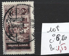 GRAND LIBAN 108 Oblitéré Côte 6 € - Used Stamps