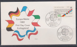 Allemagne RFA FDC 1982 963 Europa Traité De Rome Drapeaux - 1981-1990