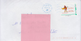 France-Montimbre à Moi-Lettre Verte 20g-Don Du Sang-La Poste Orange - Lettres & Documents