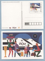 2024 TGV INOUI LA POSTE-SNCF BONNE ANNÉE 2024 - Prêts-à-poster:Stamped On Demand & Semi-official Overprinting (1995-...)