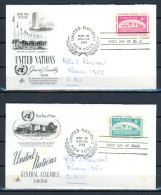 AX3a-4 Nations Unies  N° 66 + 67   Saisir !!! - FDC