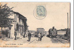 CPA 77 Lorrez Bocage La Gare Et Le Train Tramway - Lorrez Le Bocage Preaux