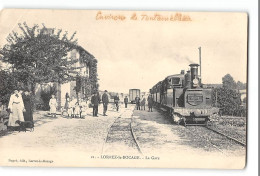 CPA 77 Lorrez Bocage La Gare Et Le Train Tramway - Lorrez Le Bocage Preaux