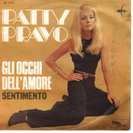 °°° 524) 45 GIRI - PATTY PRAVO - GLI OCCHI DELL'AMORE / SENTIMENTO °°° - Sonstige - Italienische Musik