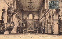 CPA Saint Romain De Colbosc-L'intérieur De L'église-Timbre     L2576 - Saint Romain De Colbosc