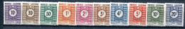 Nouvelle Calédonie                     Taxes   39/48 ** - Timbres-taxe