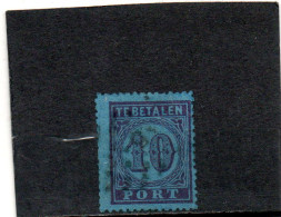 PAYS-BAS   10 C   Taxe  1871   Y&T: 2      Oblitéré - Taxe