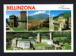 Suisse - BELLINZONA - Citta Dei 3 Castelli - Vues Diverses De La Ville , Vue Aérienne De La Ville - Bellinzone
