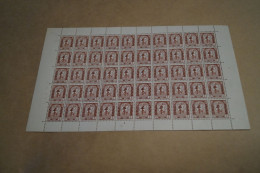 Oeuvres Antituberculeuses,20 Cent. + 5 Cent. ,feuille De 50 Timbres Neuf,1956 - Unused Stamps