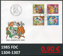 Schweiz 1985 - Suisse 1985 - Switzerland 1985 - Svizzera 1985 - Michel 104-1307 Auf FDC - FDC