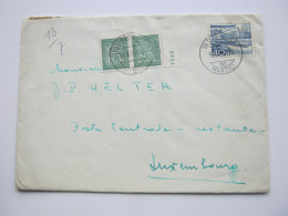 1950 , Brief Aus Der Schweiz Nach Luxemburg Mit Nachporto , Taxe - Briefe U. Dokumente