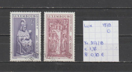 (TJ) Luxembourg 1978 - YT 917/18 (gest./obl./used) - Gebruikt