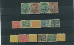 Collection De Timbres Faridkot Oblitérés 10 Timbres Différents - Faridkot