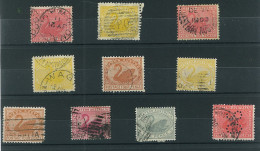 Collection De Timbres Australie Occidentale Oblitérés 10 Timbres Différents - Colecciones