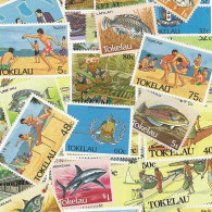 Collection De Timbres Tokelau Oblitérés 100 Timbres Différents - Tokelau