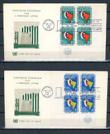 AX3a-4 Nations Unies Entier Postal N° 89 + 90   Saisir !!! - FDC