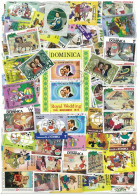 Collection De Timbres Dominique Oblitérés 50 Timbres Différents - Dominique (1978-...)