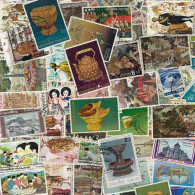 Collection De Timbres Thailande Oblitérés 200 Timbres Différents - Thailand