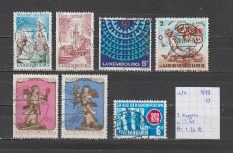 (TJ) Luxembourg 1979 - 7 Zegels (gest./obl./used) - Used Stamps