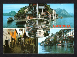 Suisse - GANDRIA - Lago Di Lugano - Vues Diverses, Le Port, Ruelle Avec Restaurant, - Gandria 