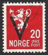 Norwegen, 1941, Mi.-Nr. 246 Y, Gestempelt - Gebraucht