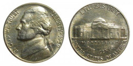 USA UNITED STATES - 1959 D - 5 Cents - KM A192 - AUNC        MyRef:AME - 1959-…: Lincoln, Memorial Reverse