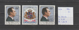 (TJ) Luxembourg 1981 - YT 972/74 (gest./obl./used) - Usati