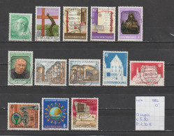 (TJ) Luxembourg 1982 - 13 Zegels (gest./obl./used) - Used Stamps