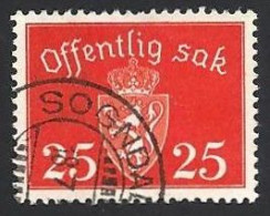 Norwegen Dienstm. 1946, Mi.-Nr. 55, Gestempelt - Service