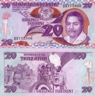 Billet De Collection Tanzanie Pk N° 15 - 20 Shilings - Tanzania