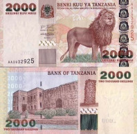 Billet De Collection Tanzanie Pk N° 37 - 2000 Shilings - Tansania