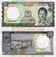 Billets Collection Tanzanie Pk N°  3 - 20 Shilings - Tanzania