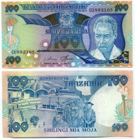 Billets Banque Tanzanie Pk N° 11 - 100 Shilings - Tansania