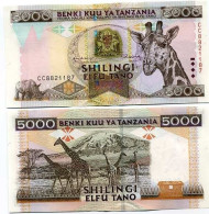 Billets Collection Tanzanie Pk N° 32 - 5000 Shilings - Tansania