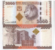 Billets Banque Tanzanie Pk N° 42 - 2000 Shilings - Tanzanie