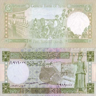 Billet De Collection Syrie Pk N° 100 - 5 Pounds - Syrie