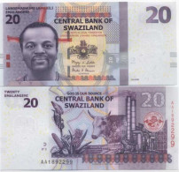 Billets De Banque Swaziland Pk N° 37 - 20 Lilangeni - Swaziland