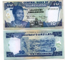 Billets De Banque Swaziland Pk N° 29 - 10 Lilangeni - Swaziland